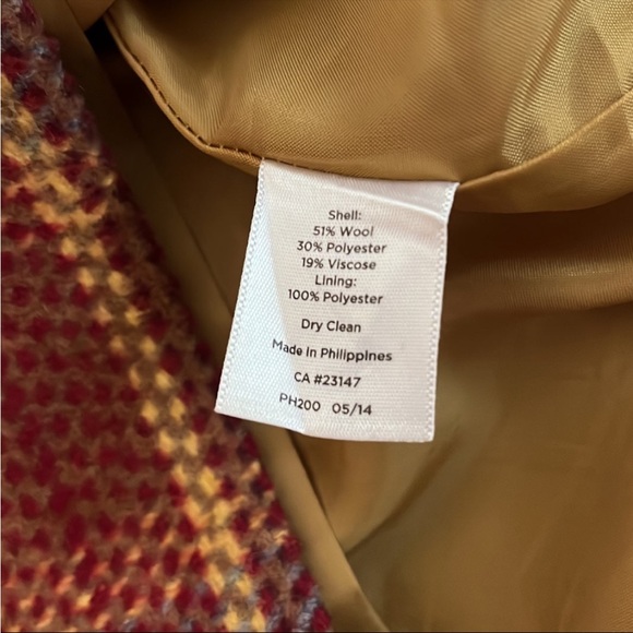 Talbots Womens Wool Plaid Skirt Size 6 Preppy Academia Career Office Tweed - Picture 3 of 11